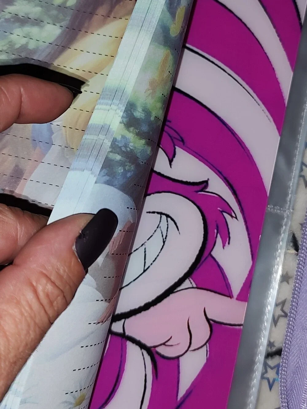 New! A5 Alice In Wonderland Acrylic Shaker Notebook